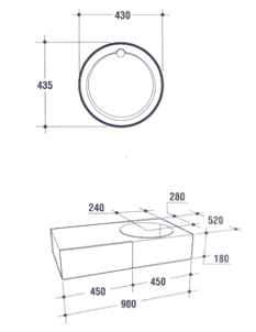 Ideal Standard Sadler Bathroom Sinks