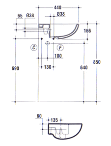 Ideal Standard Sadler Bathroom Sinks