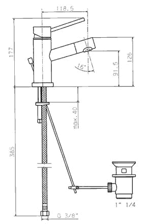 Newform X-Trend Bathroom Taps