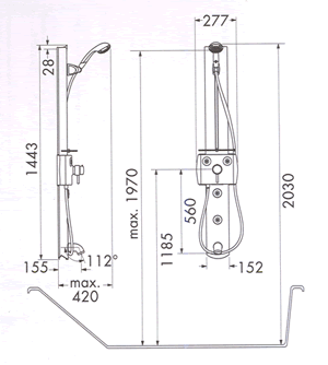 Hansgrohe Pharo Comfort Plus Bathroom Shower Panel